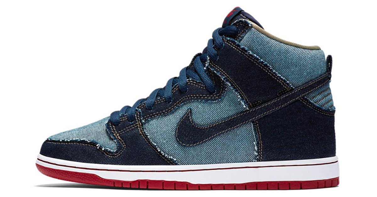 Nike SB x Reese Forbes Denim Dunks are 