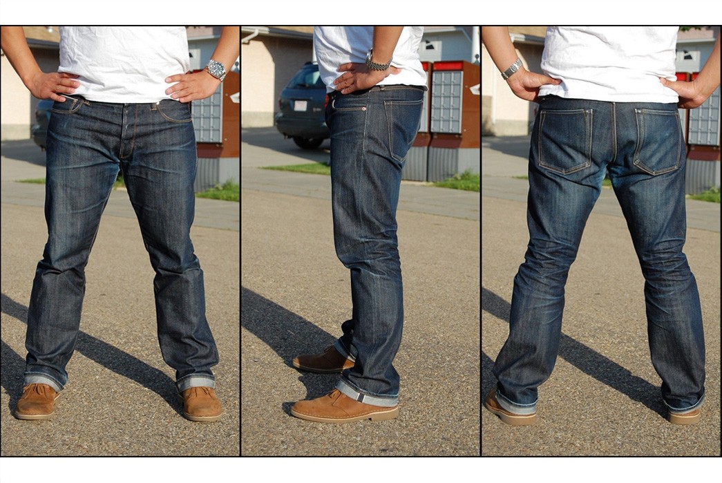 wash selvedge jeans