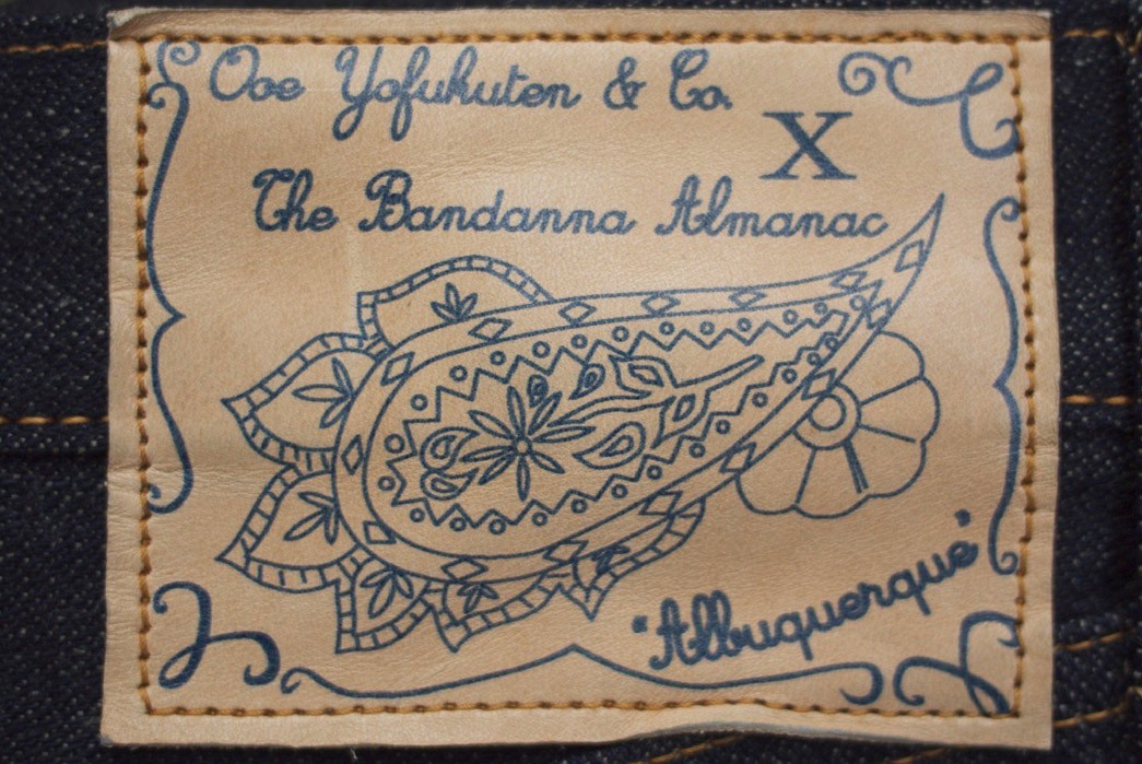 ooe-yofukuten-x-the-bandanna-almanac-the-albuquerque-project-label