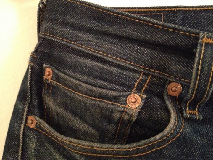 Coin Pocket - Levis 501 STF Fade Friday