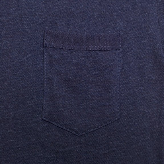 Warehouse T-Shirt - Indigo Rope Dyed Pocket Tee