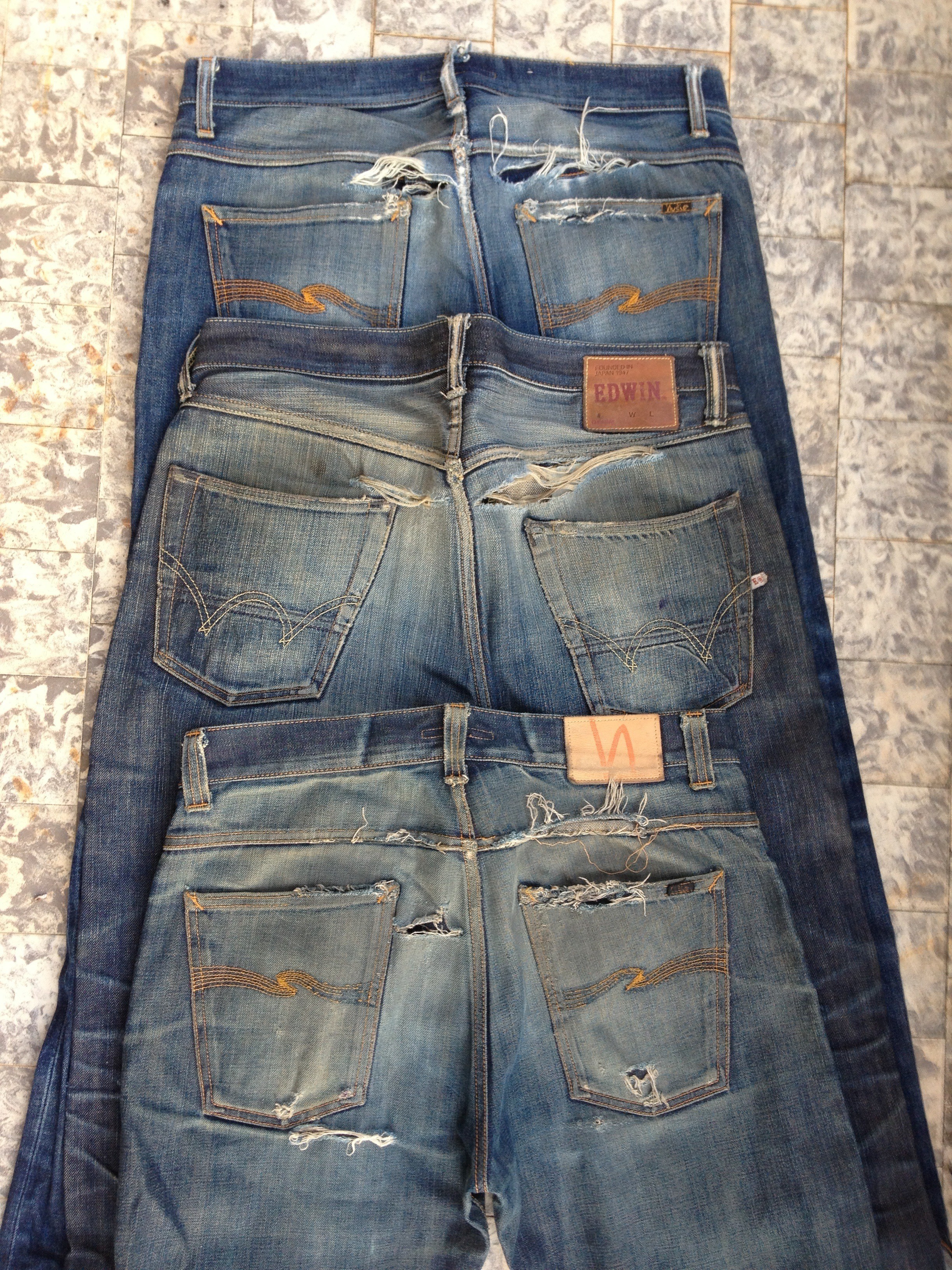 A Series Of Personal And Evolutionary Denim Fades