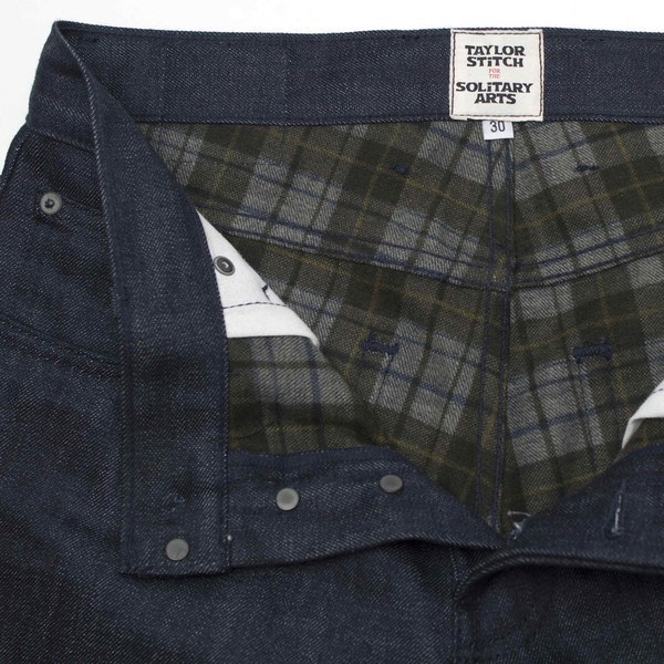 Exposed Flannel Lining