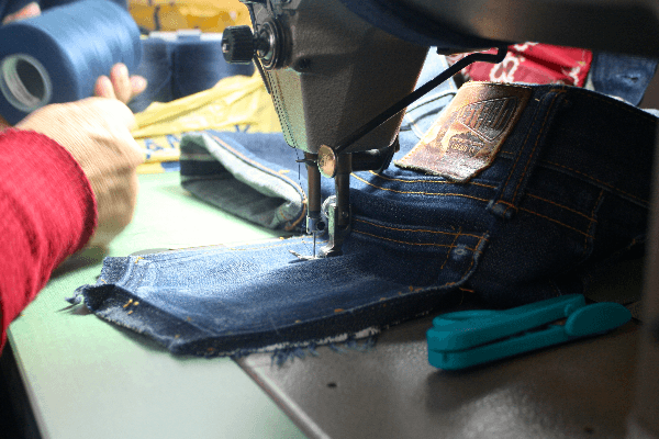 Denim Therapy Darning Close-up