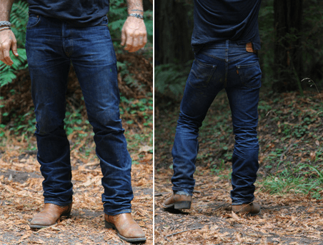 Front and Back Fit - Levi’s LVC 1947 501xx