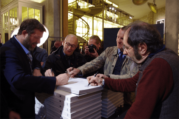 Book Signing - Karl-Heinz Müller, Nigel Cabourn, Jason Denham and Françoise Girbaud (Left to Right)