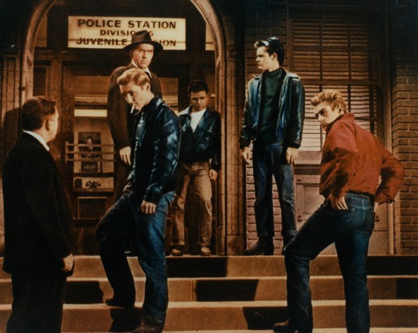 James Dean wearing Lee Riders in the 1955 film 