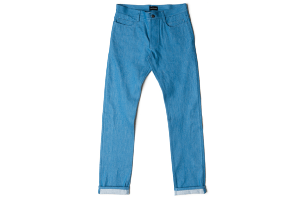 OUTCLASS Azure 12.5 Oz. Dead-Stock Denim Jeans