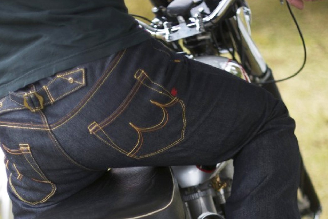 Maple Motorcycle Jeans  Kevlar Lined Raw Denim For Motorcyclists