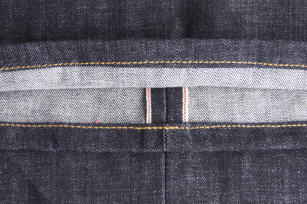 Traditional Red Selvedge With Single Needle Hem