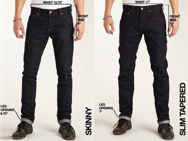 Brave Star Skinny and Slim Tapered fits