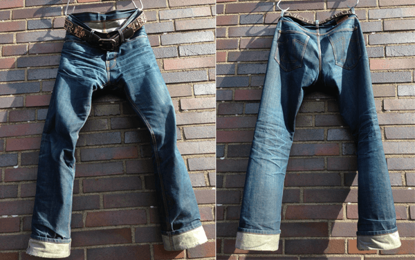Hanging in sunlight front and back - EAT DUST Fit 67 (21 Months, 1 Wash)