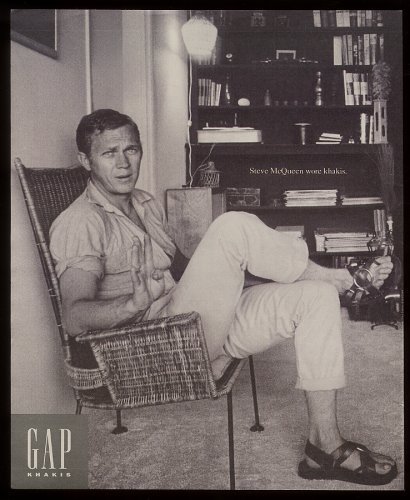 Gap co-opted the classic cool of 20th century celebrities in their 1993 khaki ads, none of whom were actually wearing Gap khakis.