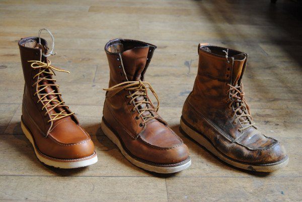 Breaking in a pair of Red Wing boots via itsworn.com