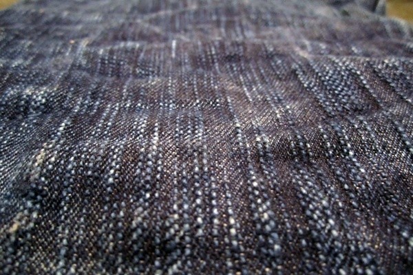 Alternate Close up of Naked and Famous Big Slub Jeans