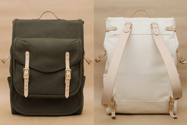 Black House Project duck canvas backpack