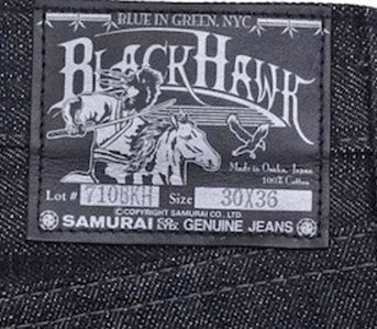 Samurai-Jeans-17-Oz-S710BKH-Black-Hawk-Raw-Denim-Just-Released