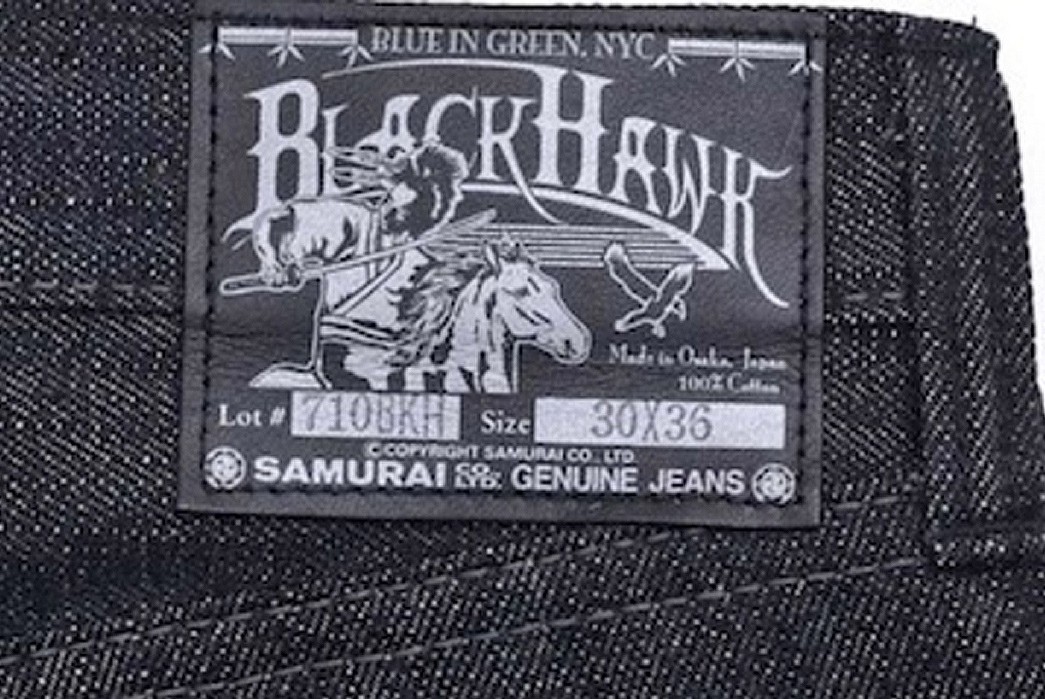 Samurai-Jeans-17-Oz-S710BKH-Black-Hawk-Raw-Denim-Just-Released