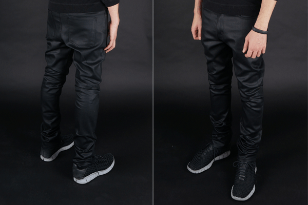 Fit - Naked and Famous Waxed Denim