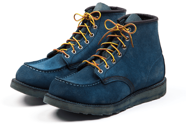 Front Side - Red Wing x Tenue de Nimes Natural Indigo-Dyed Boots