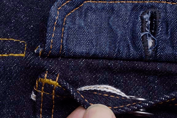 Selvedge Detail - Samurai Jeans 25oz 15th Anniversary Denim Jacket (S552XX)
