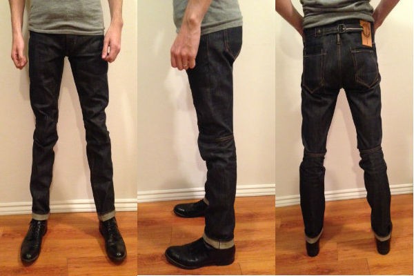 Fit - Endrime MS0006 Ergonomic Cinch Back Skinny Jeans