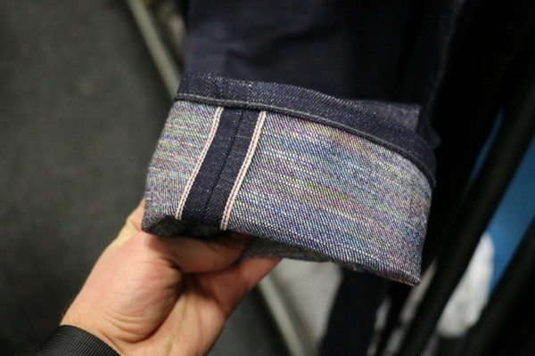Naked & Famous multicolored weft twill