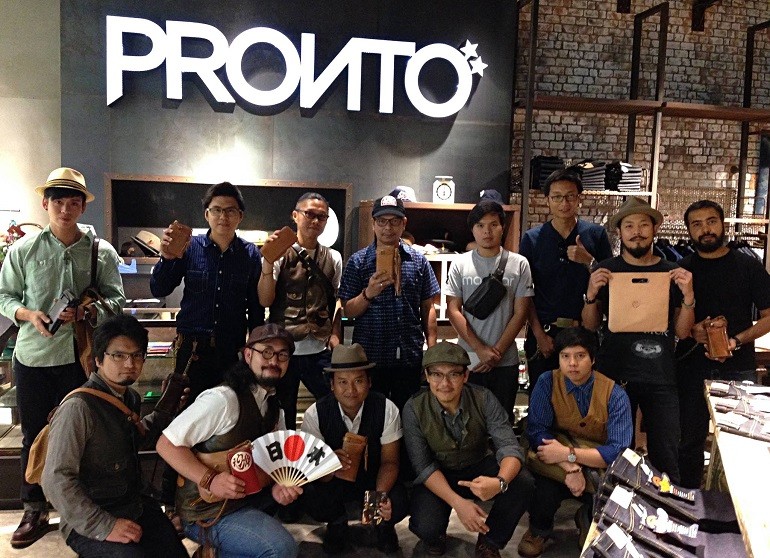 Pronto works closely with exclusive Japanese brands like Tenjin Works.