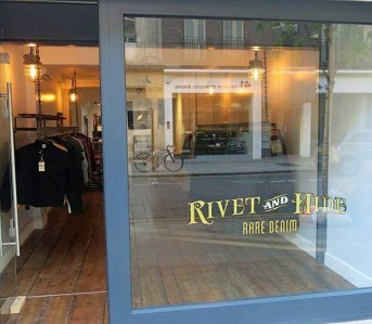 RIvet and Hide London storefront