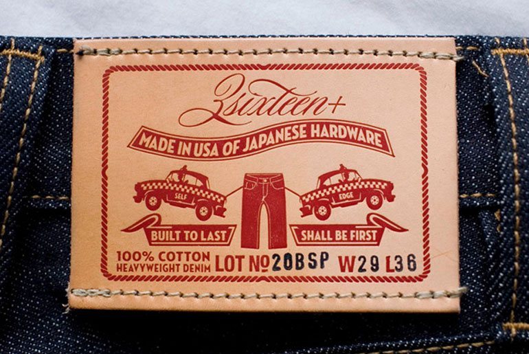 Größe: 5,4 x 5,4 cm Aufnäher Bügelbild Premium Raw Denim Jeans Aufbügler 