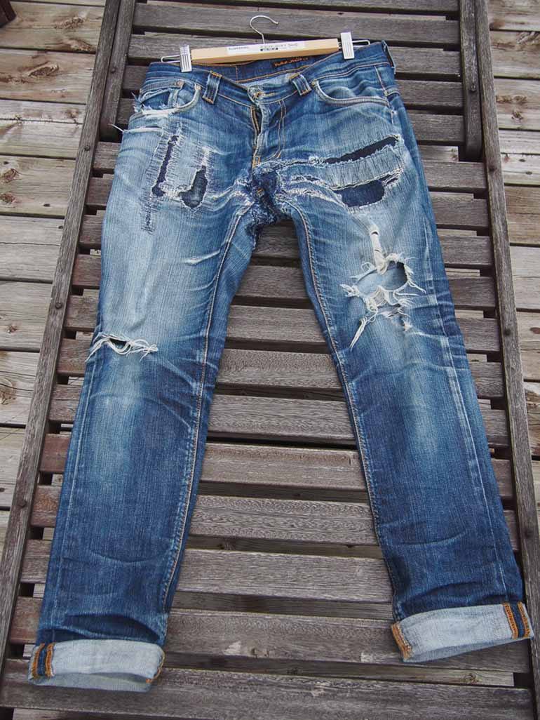 Nudie Thin Finn 5 years 3 washes after