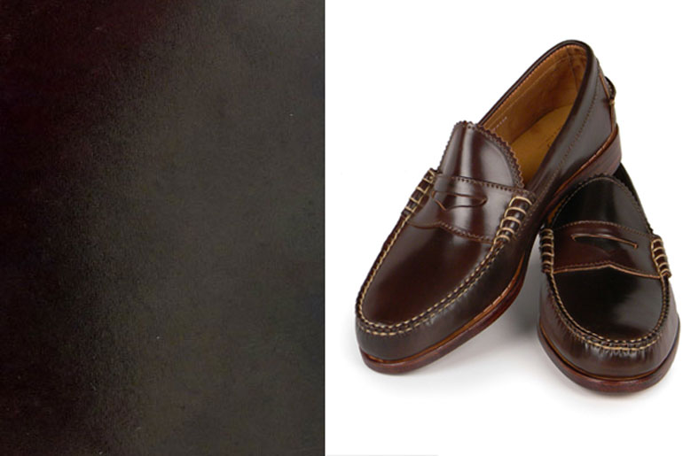 Shell Cordovan Beefroll Loafers by Rancourt & Co.