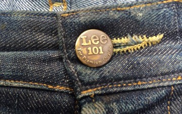 Lee Japan 101B Co (7 Years, 8 Months, 3 Washes) - Fade of the Day