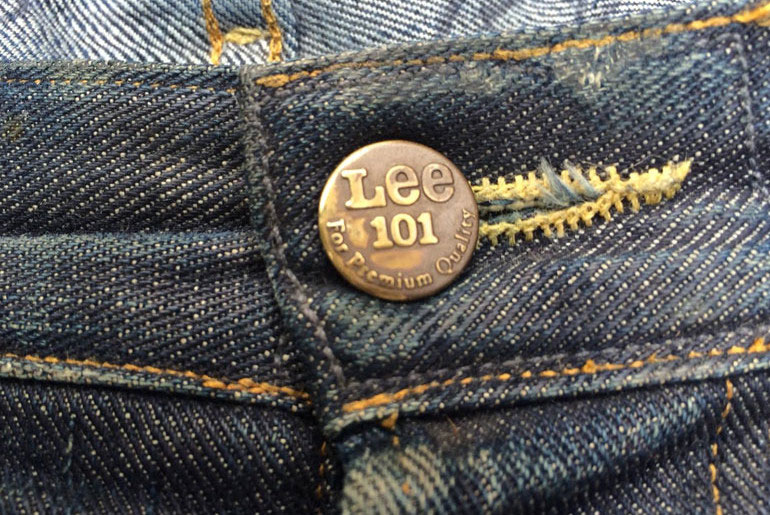 Fade Friday – Lee 101S (1 year, 1 rinse, 0 washes)