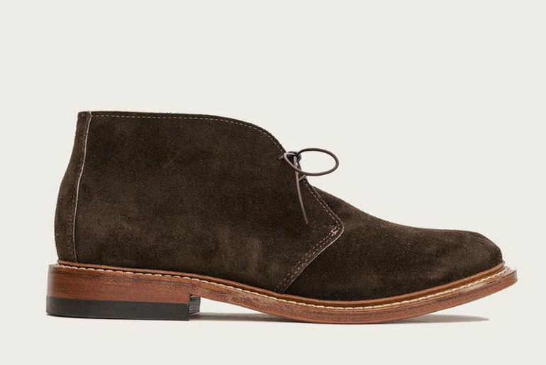 Oak Street Bootmakers Chocolate Suede Campus Chukka – Just Released
