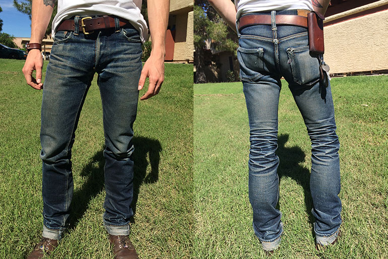 Fade Friday – Pure Blue Japan 24-005 (14 months, 2 washes, 1 soak)