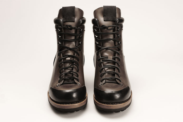 FEIT Arctic Hiker Leather Black, Smog Boots