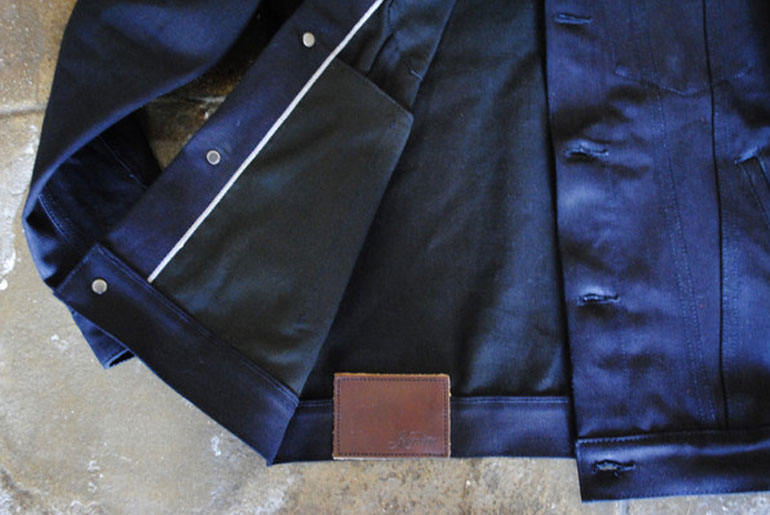 3sixteen Type 3S 14.5 Oz. Black and Indigo Denim Jackets
