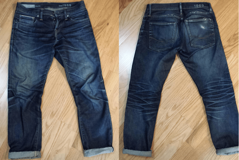 Fade of the Day – GAP 1969 Authentic Selvedge (2 years, 4 soaks)
