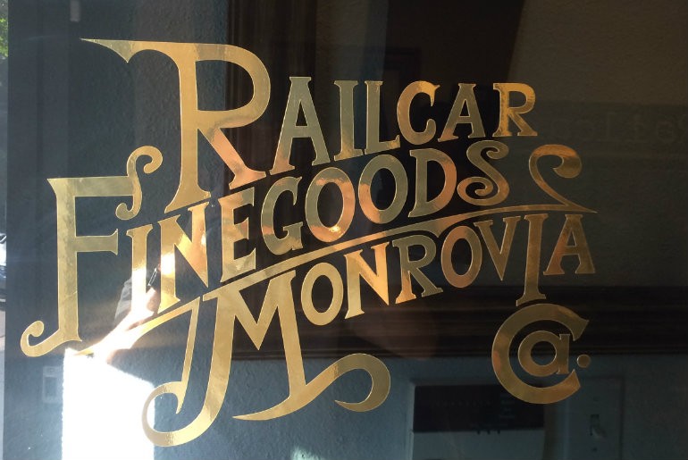 Inside Railcar Fine Goods New Monrovia Workshop