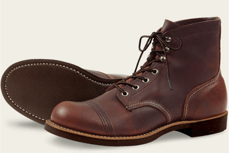 Fade of the Day – Red Wing Iron Rangers in Amber (3 years)