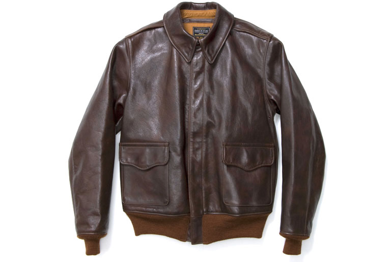 A reproduction A-2 Flying Jacket from The Real McCoy's. Image via: Blue in Green.