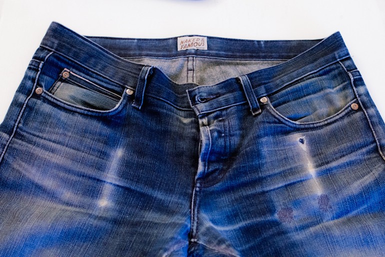 Fade of the Day – Naked & Famous Broken Twill (4 Years, 10 Washes)
