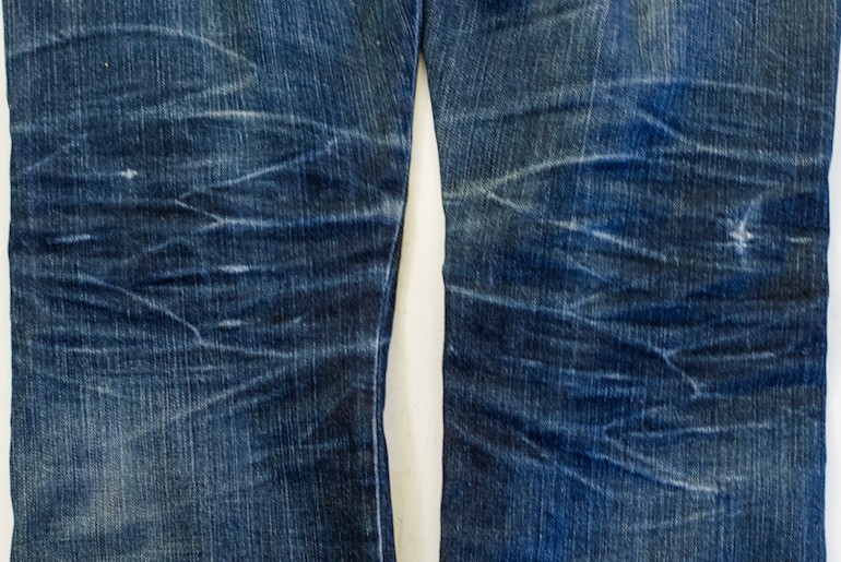 Fade of the Day – Naked & Famous Broken Twill (4 Years, 10 Washes)