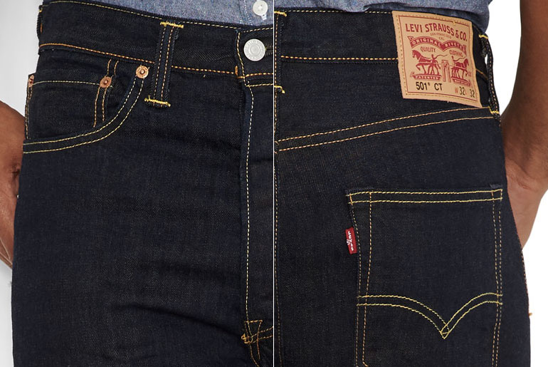 Levi'S New 501 Ct (Customized Tapered) Denim Fit