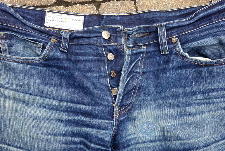 Fade of the Day – Imogene x Willie Barton Rigid (3 years, 10 washes)