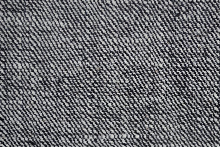 Weft-side of 18 oz. Collect Mills fabric