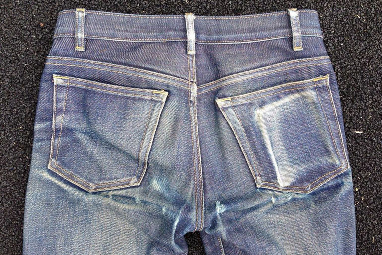 Fade of the Day – A.P.C. Petit Standard (13 months, 0 washes, 1 soak)