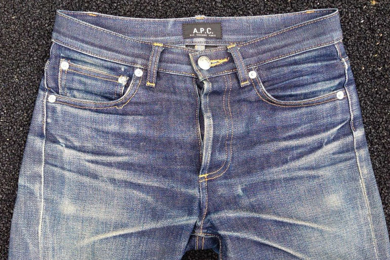 Fade of the Day – A.P.C. Petit Standard (13 months, 0 washes, 1 soak)