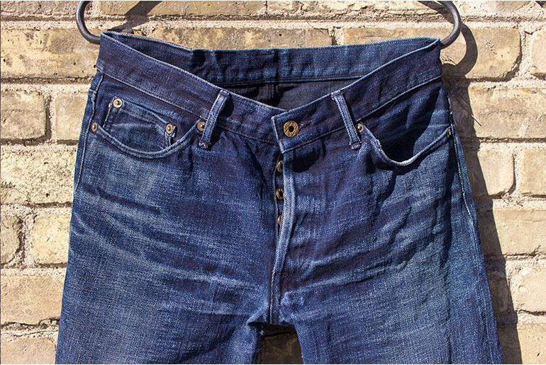 Fade of the Day – Japan Blue x Blue Owl 410 (7 months, 5 washes, 1 soak)